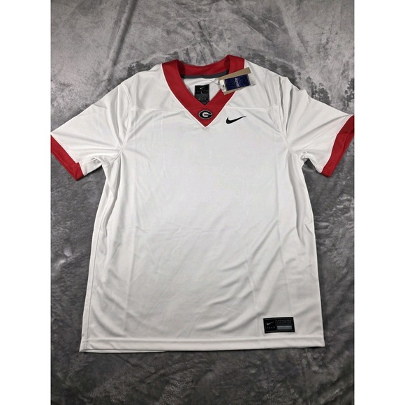 Nike Engineered Georgia Bulldogs Blank DriFit Jersey - Men's Size Large - Picture 1 of 7